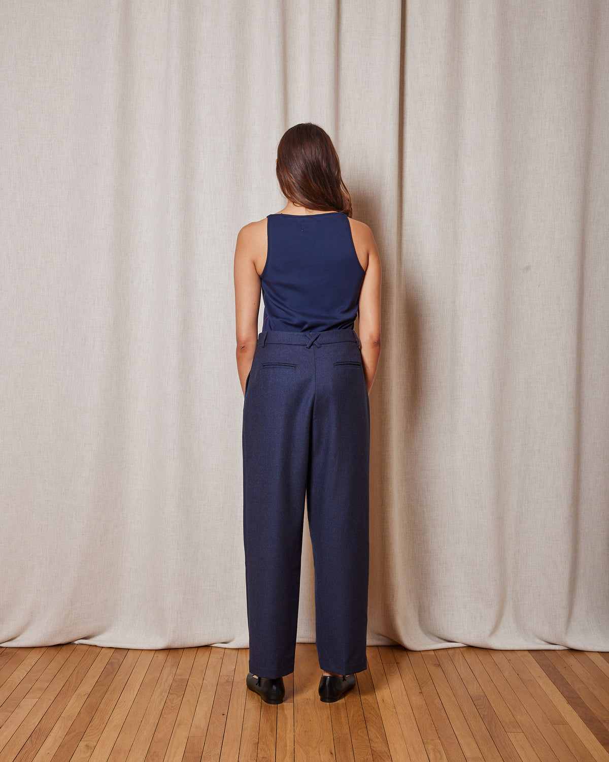 PANTALON ROMANE NAVY