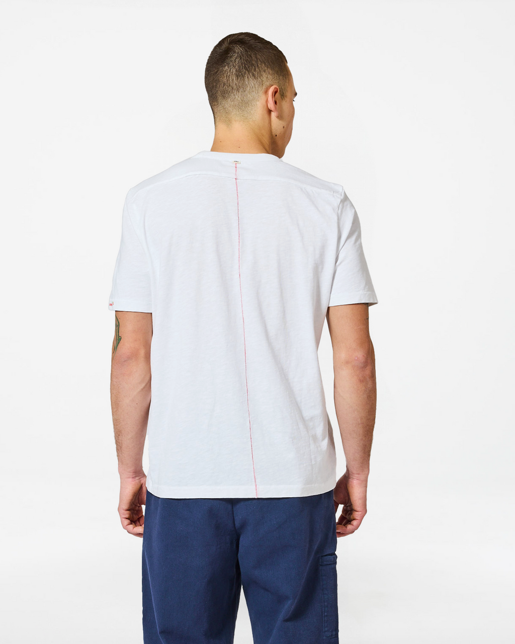 T-SHIRT RODGER BLOOM WHITE-PINK