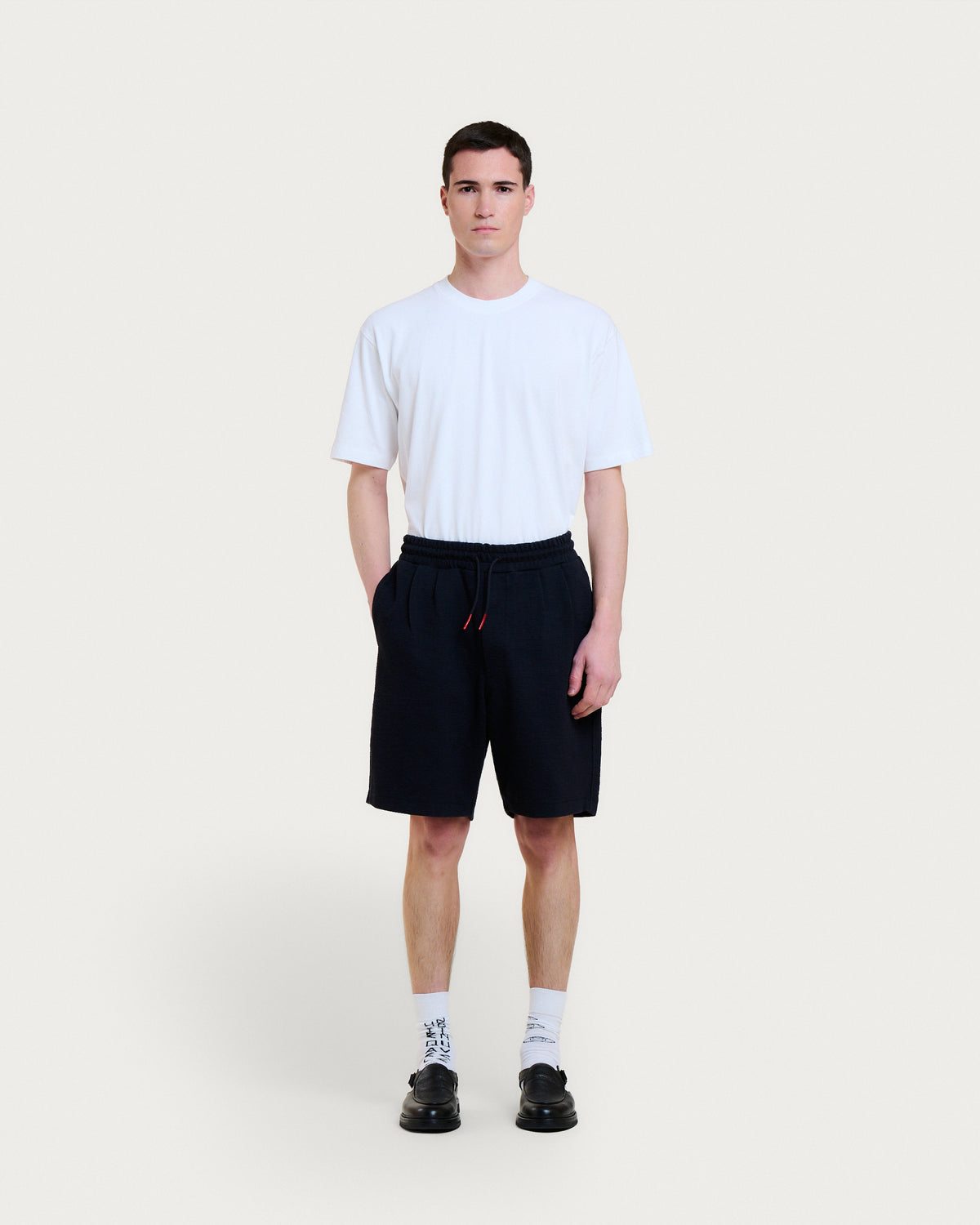SHORT SAHARA GRAINE NAVY