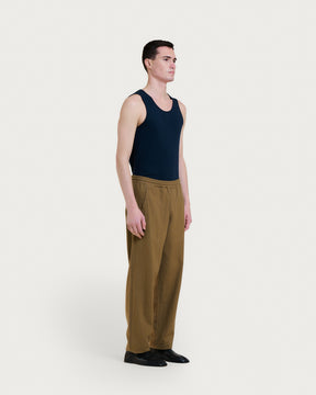 KHAKI SEER SAROUEL PANTS