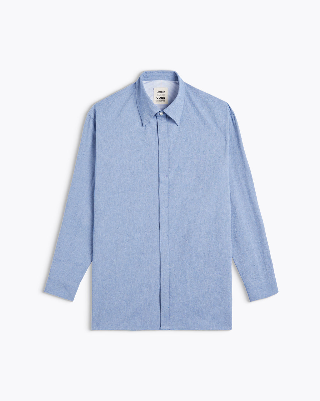 SHADOW CHAMBRAY LIGHT BLUE SHIRT