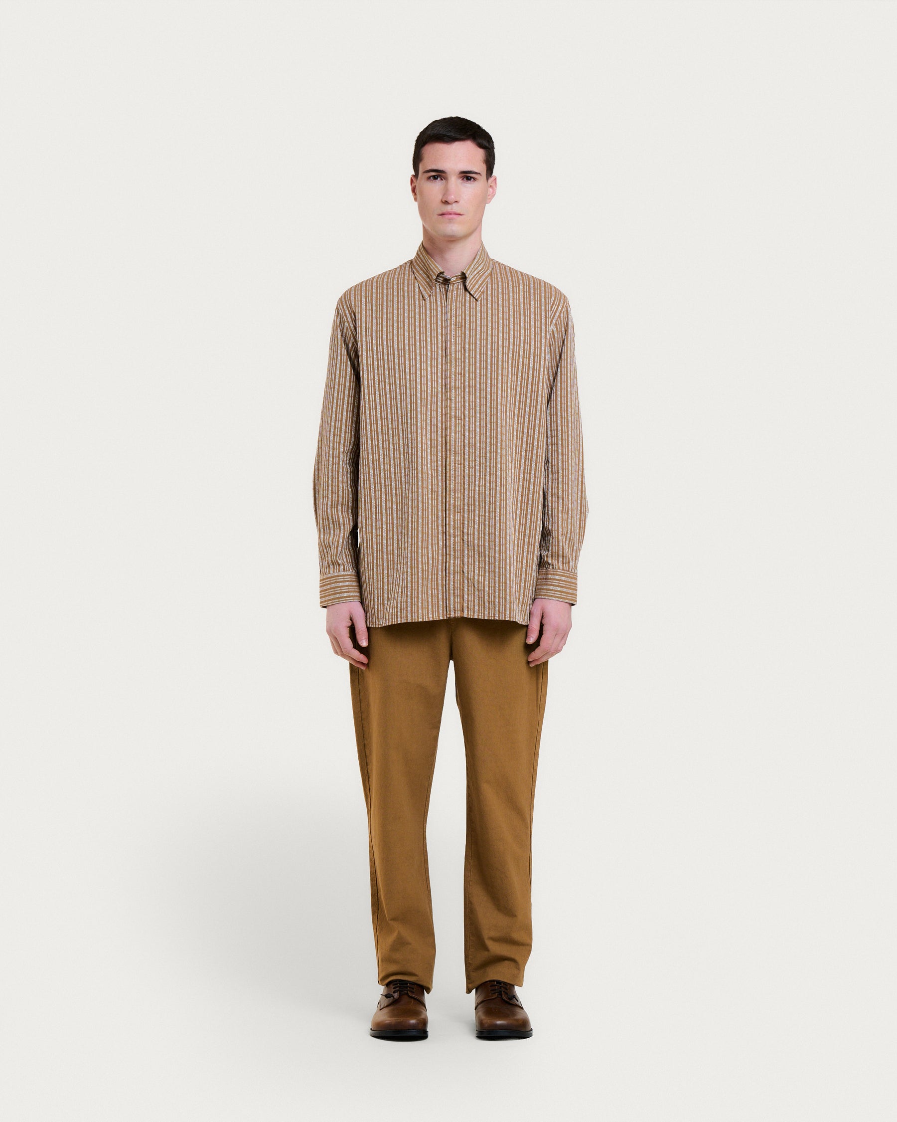 CHEMISE SHADOW GARLAND ROOT BROWN