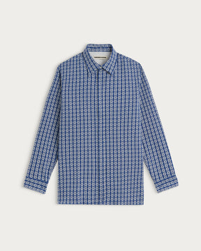 CHEMISE SHADOW MYKONOS BLUE-WHITE