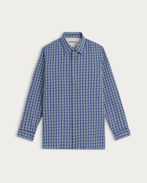 SHADOW SHIRT MYKONOS BLUE-WHITE