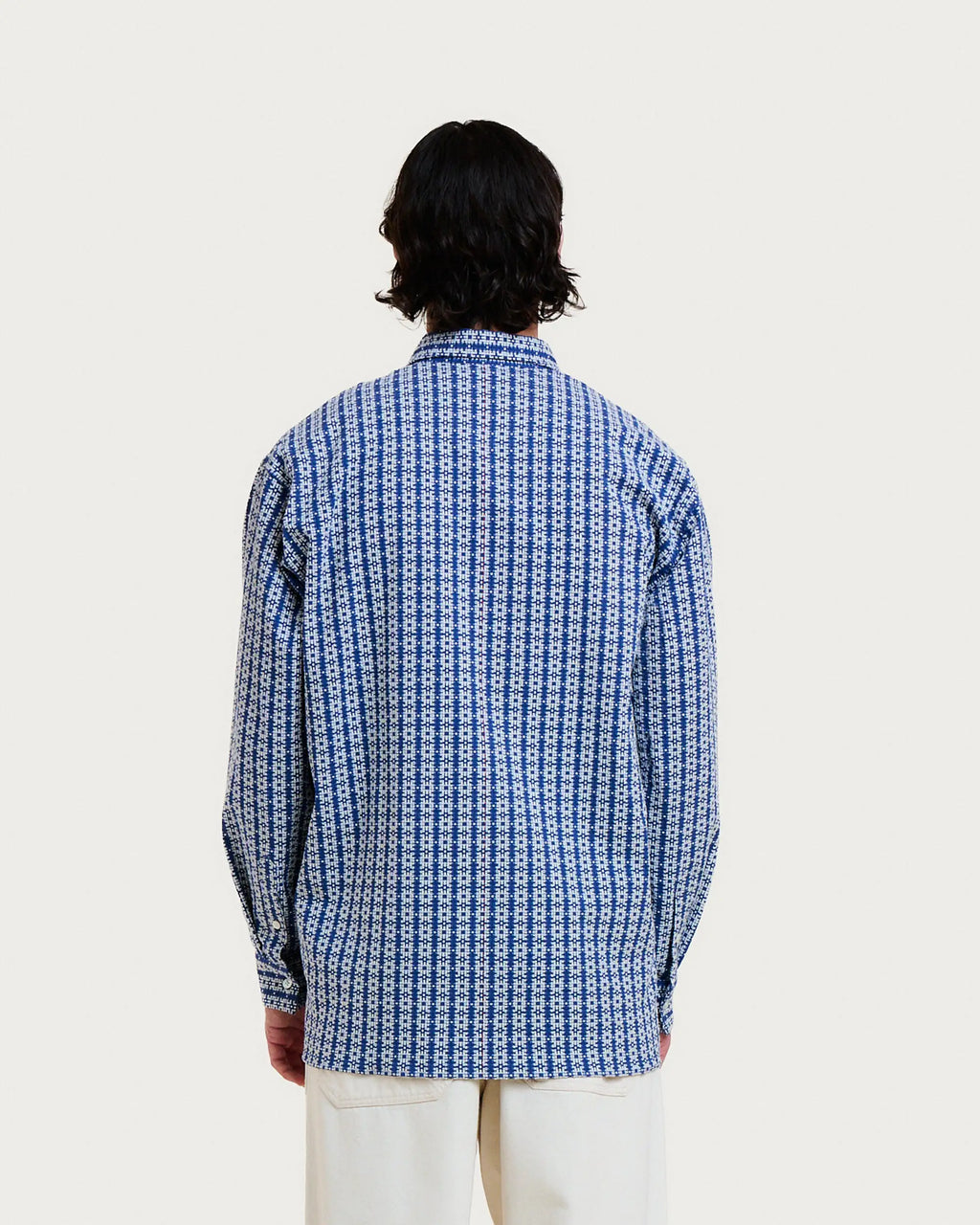 SHADOW SHIRT MYKONOS BLUE-WHITE