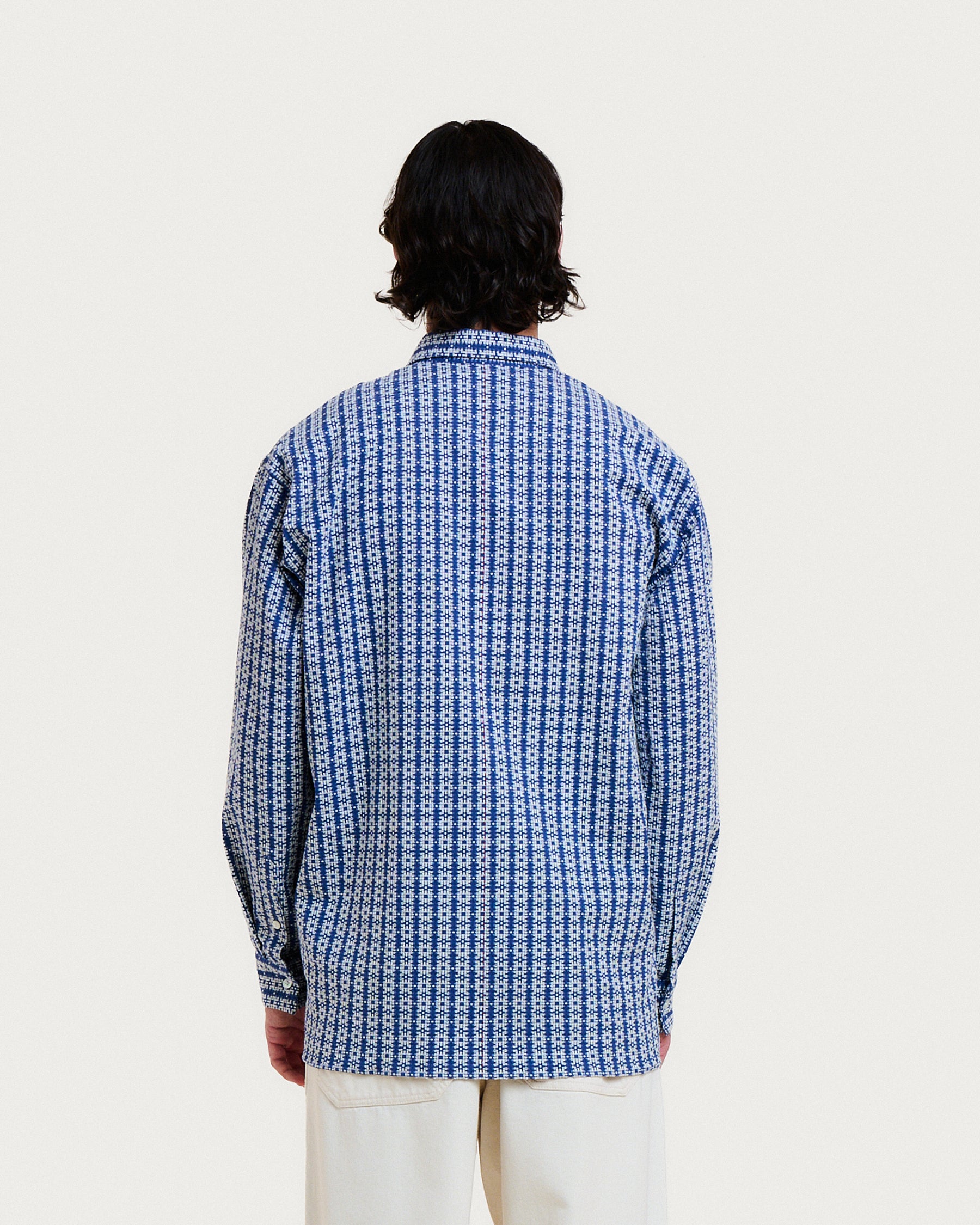 CHEMISE SHADOW MYKONOS BLUE-WHITE