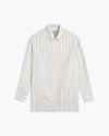 CHEMISE SHADOW TRACKS BLACK STRIPES