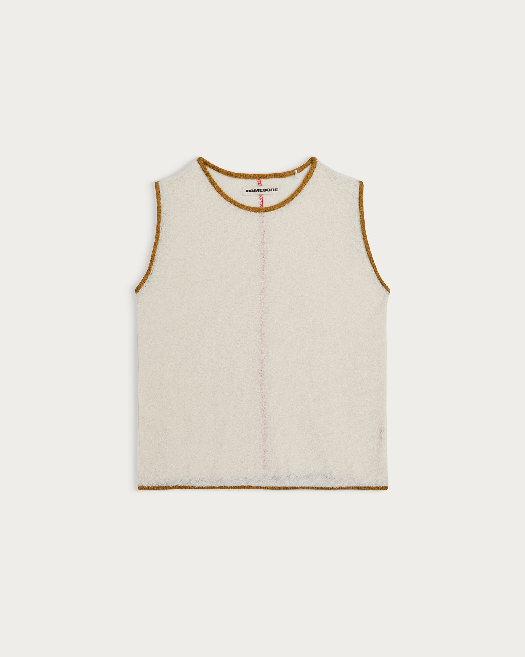 SOFIA SPUMA ECRU-KHAKI TANK TOP