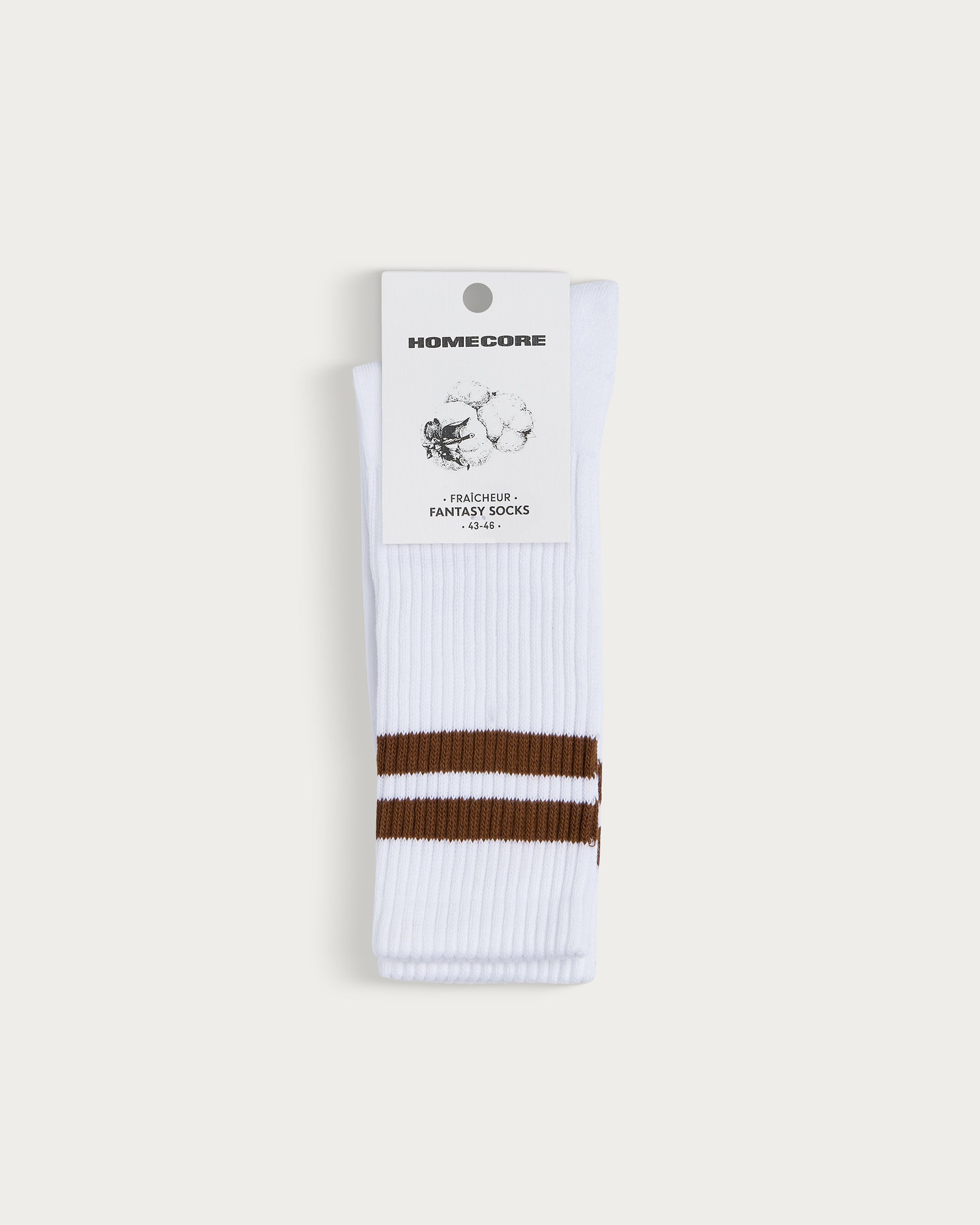 CHAUSSETTES DE SPORT WHITE-CHOCOLATE