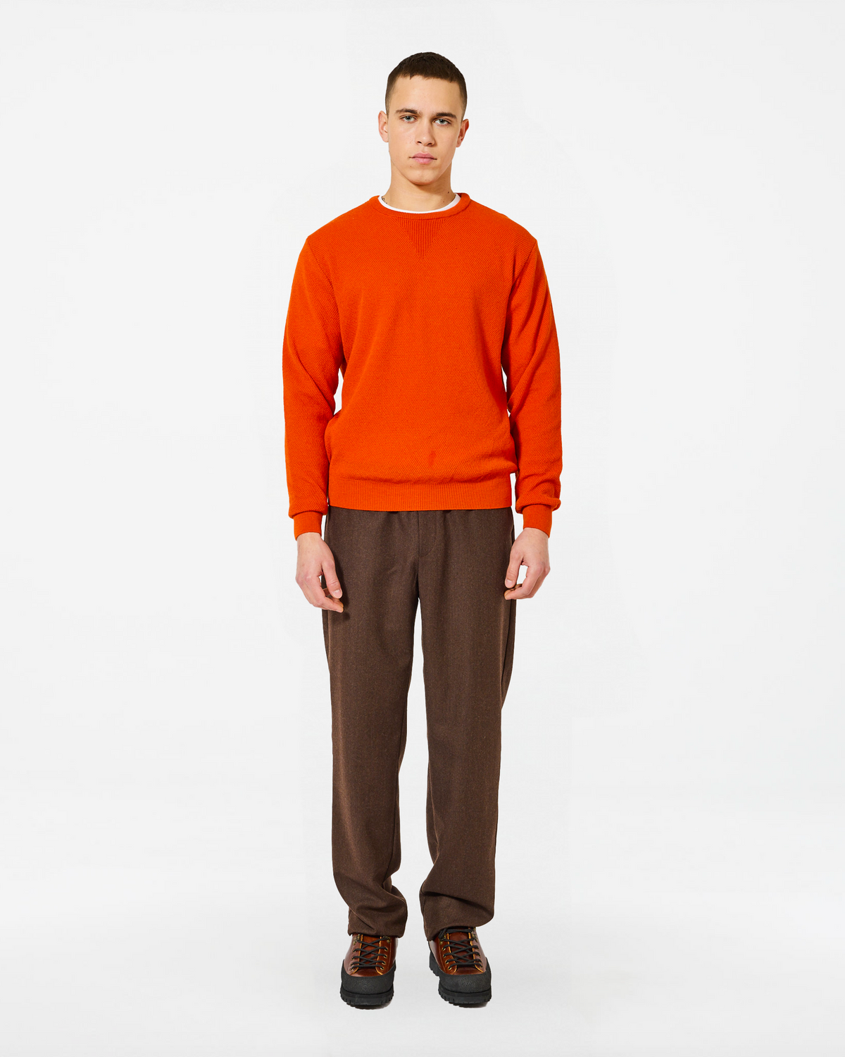 STAMFORD BIG ORANGE SWEATER