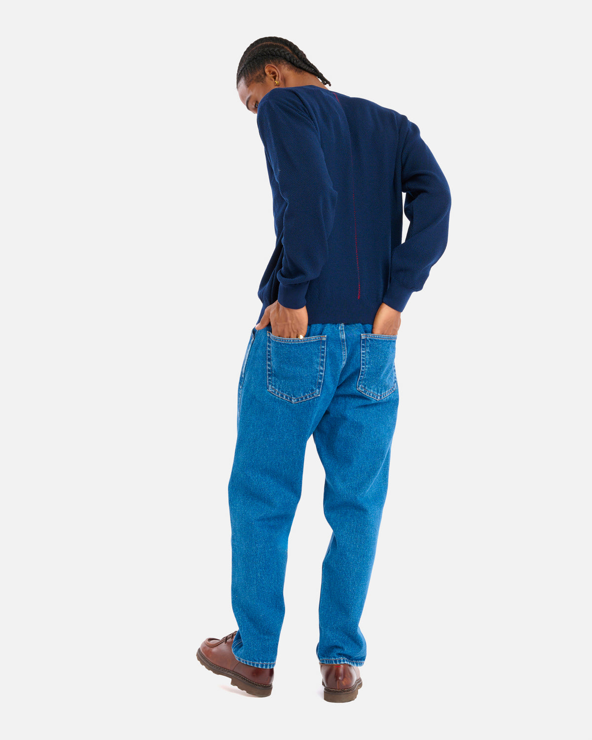 STAMFORD NAVY SWEATER