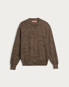 STAMFORD SPECKLED BROWN SWEATER