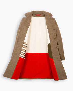 COATS STEVE TWIST FOSSIL BEIGE