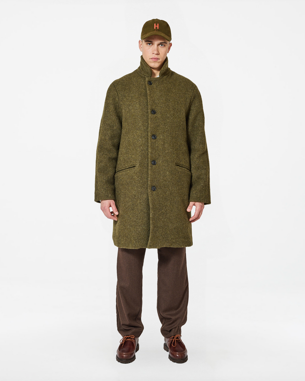 MANTEAU STEVE SHEEP GREENERY