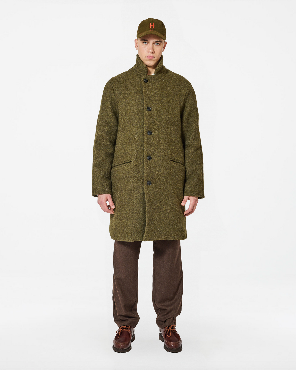 STEVE SHEEP COAT GREENERY