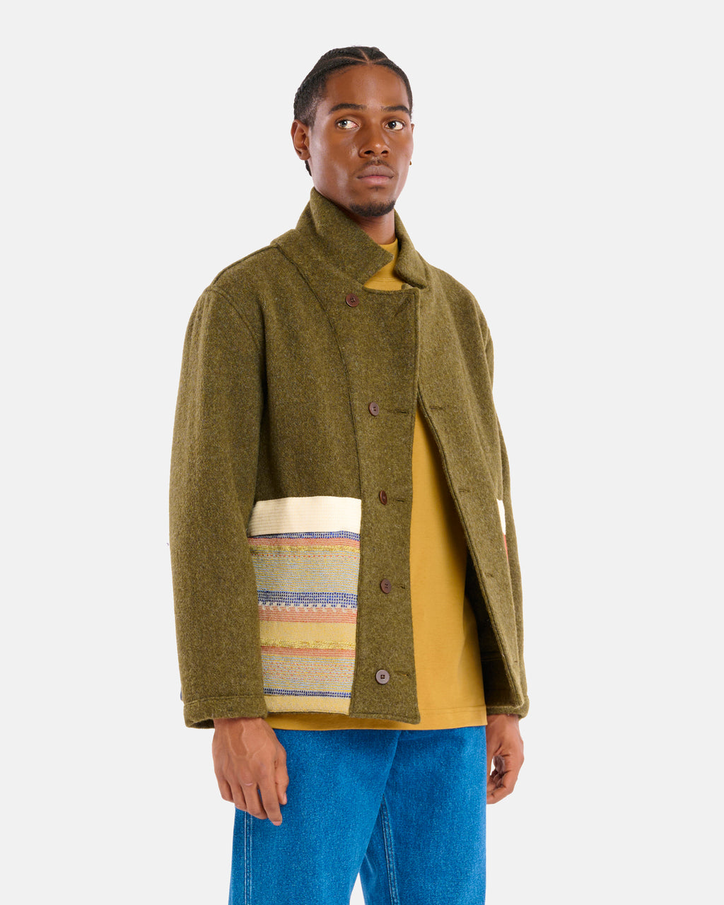 SWIT SHEEP JACKET GREENERY