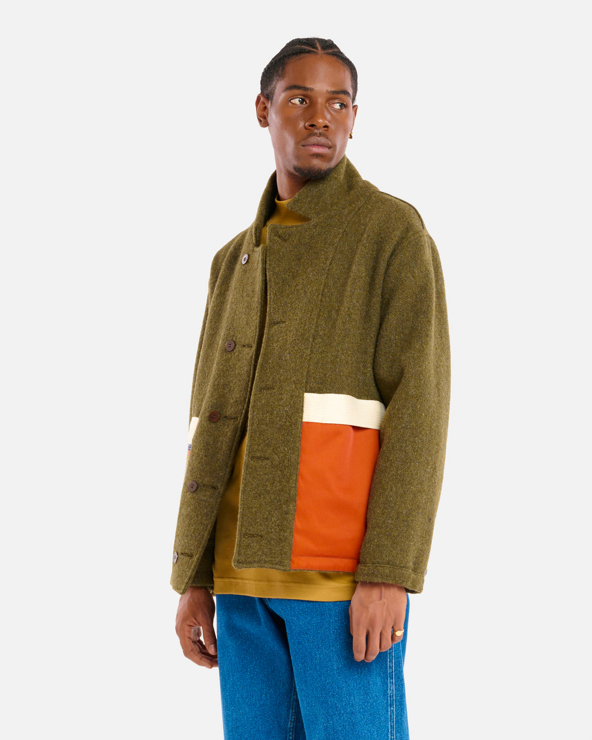 SWIT SHEEP JACKET GREENERY