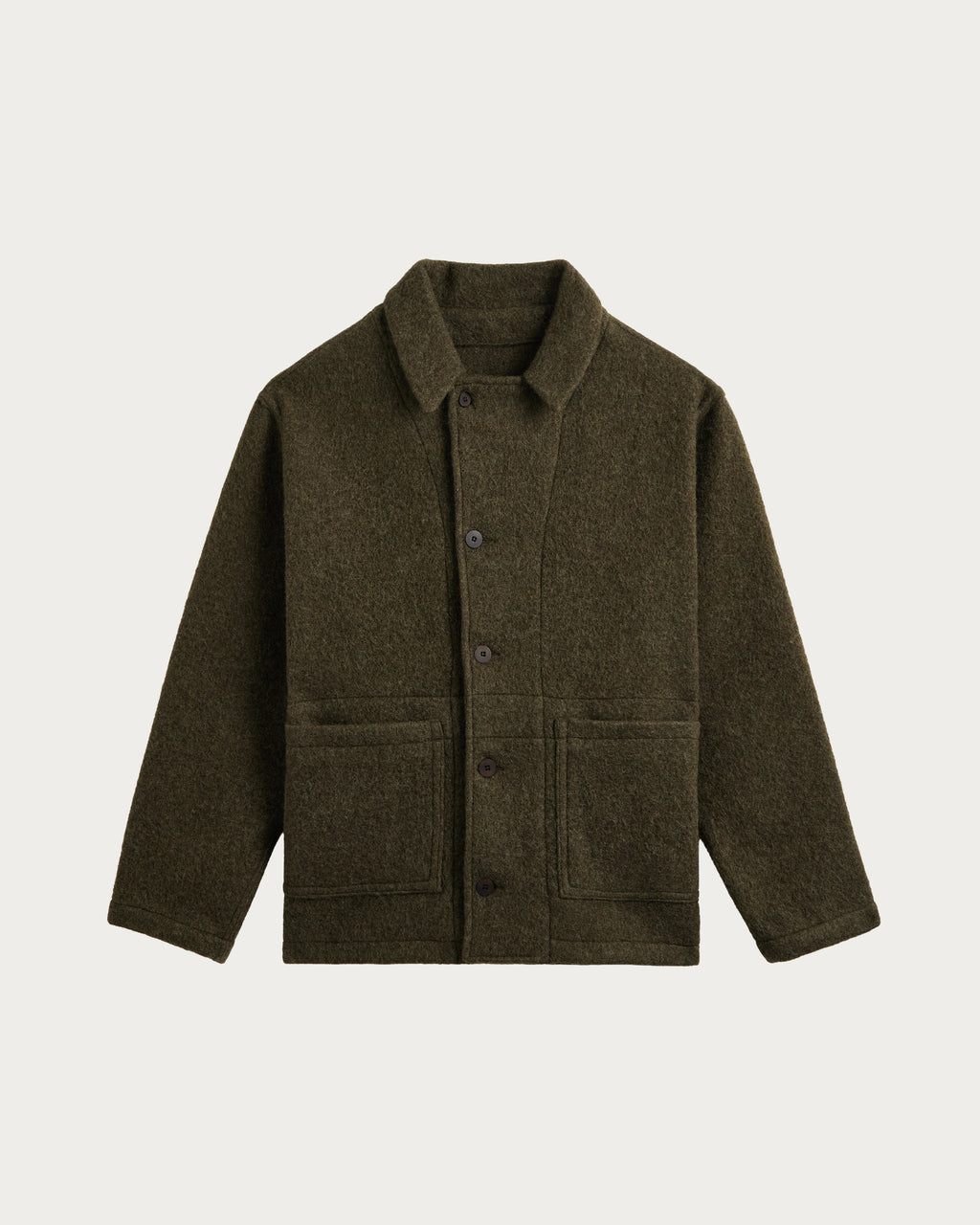 JACKET SWIT SHEEP GREENERY