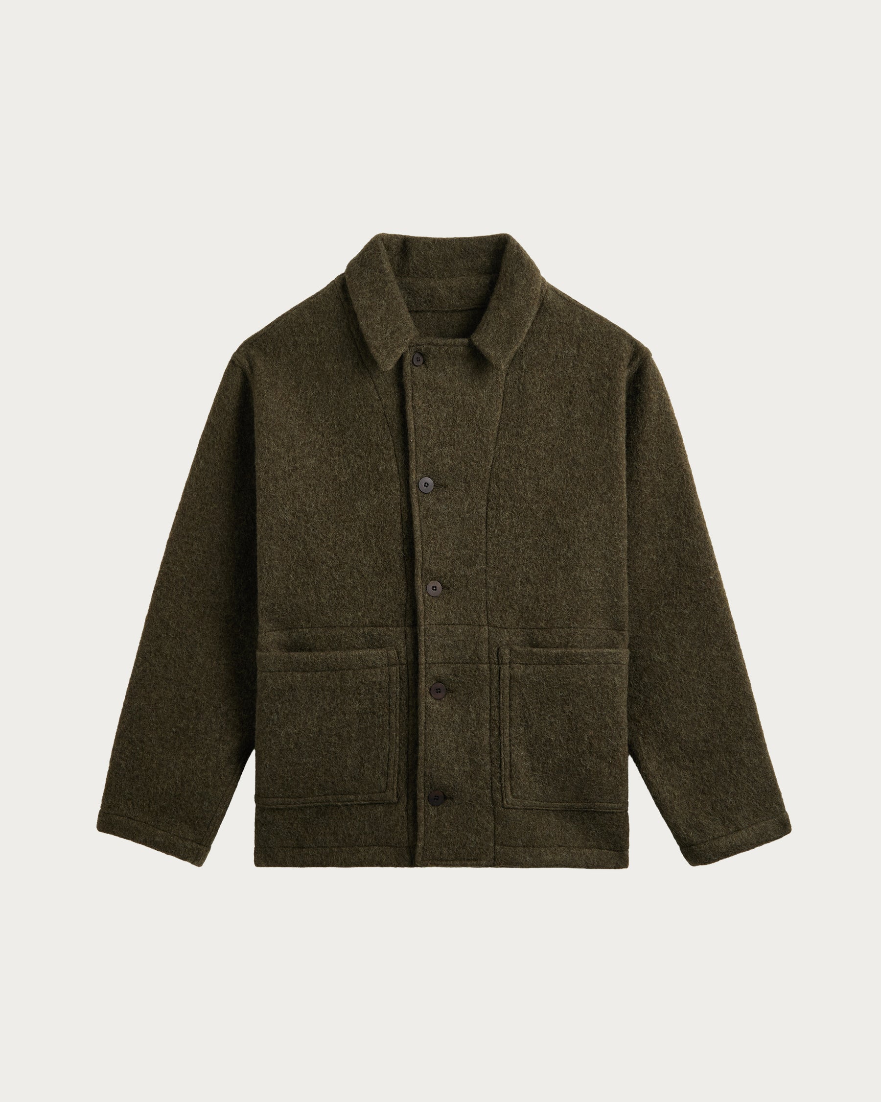 JACKET SWIT SHEEP GREENERY