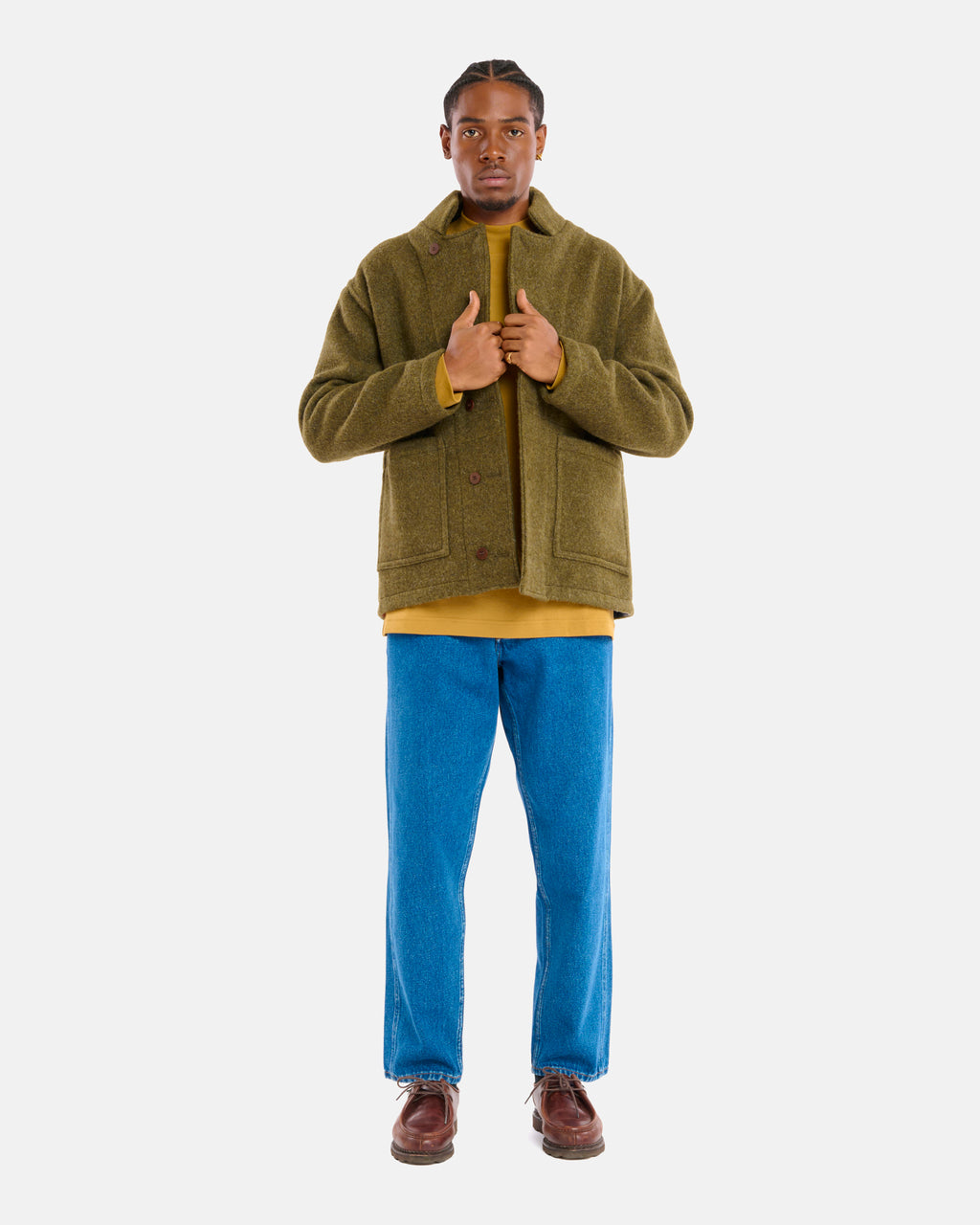 SWIT SHEEP JACKET GREENERY