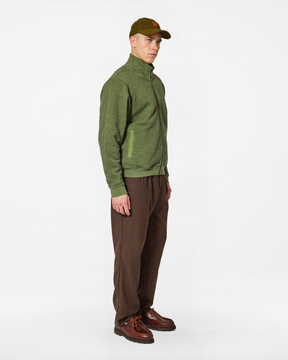 TERRY FULLZIP ROSEMARY GREEN