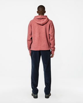 HOODIE TERRY CORAL PINK