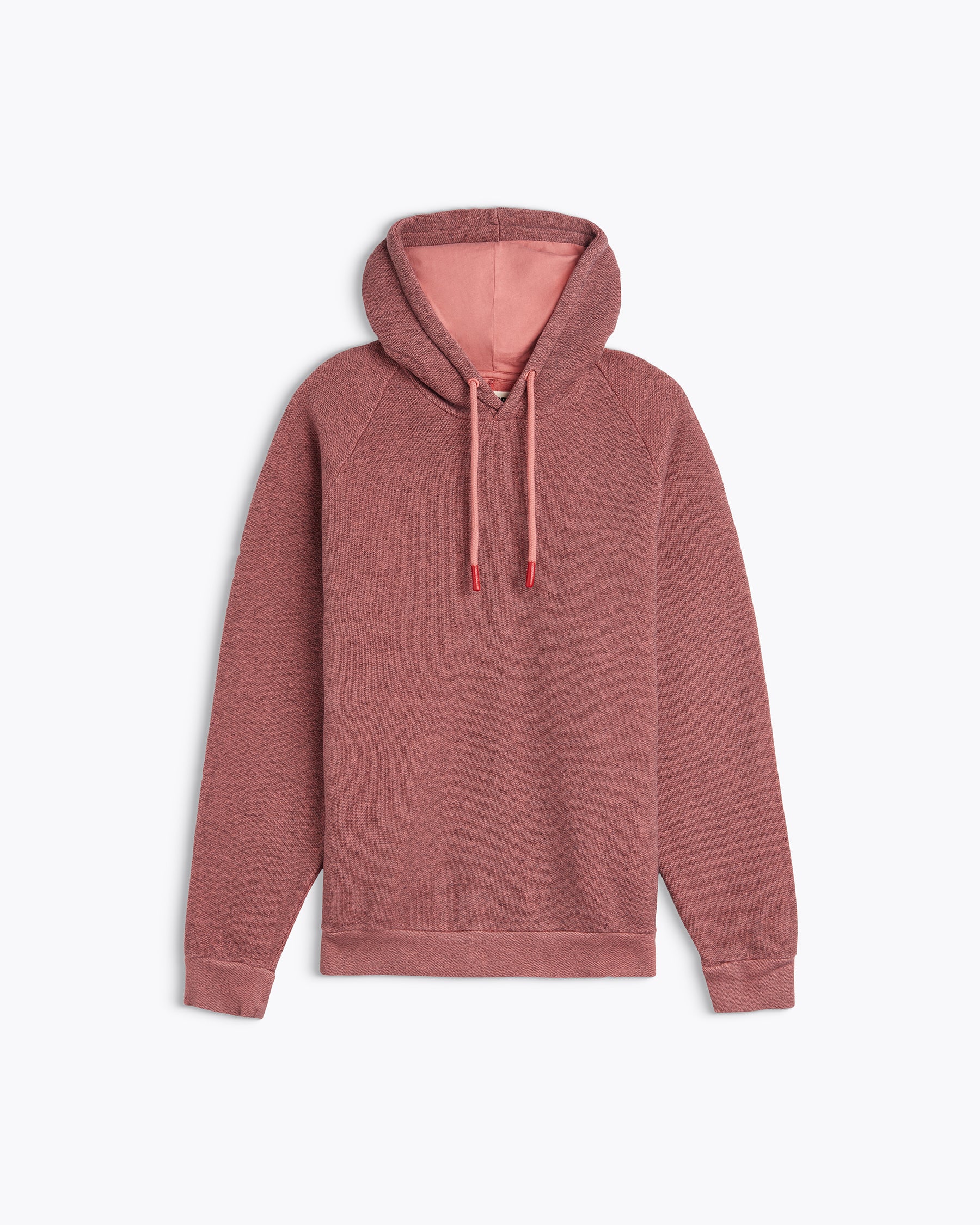 HOODIE TERRY CORAL PINK