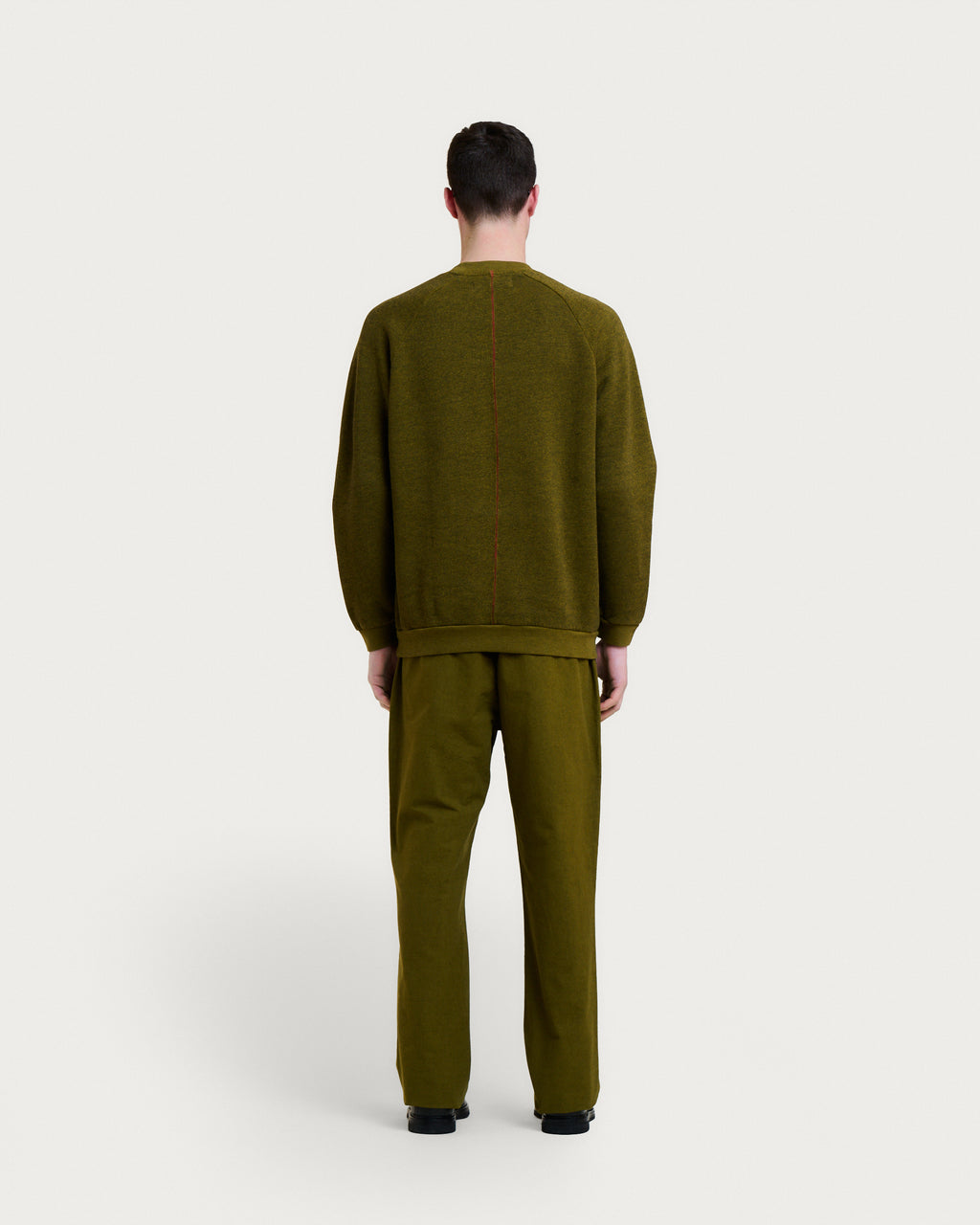 SWEATSHIRT TERRY ARMY KHAKI