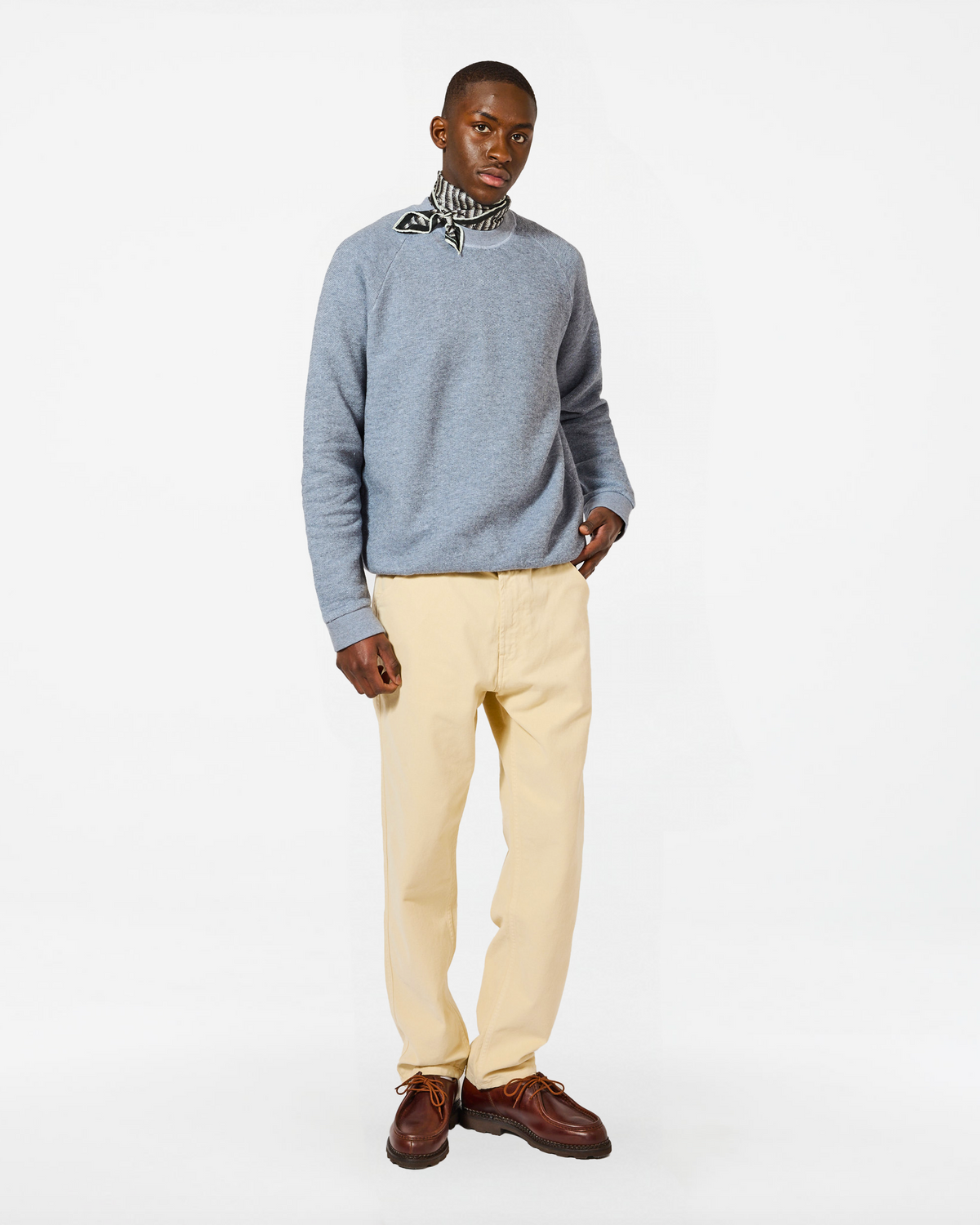 TERRY COLD BLUE SWEATSHIRT