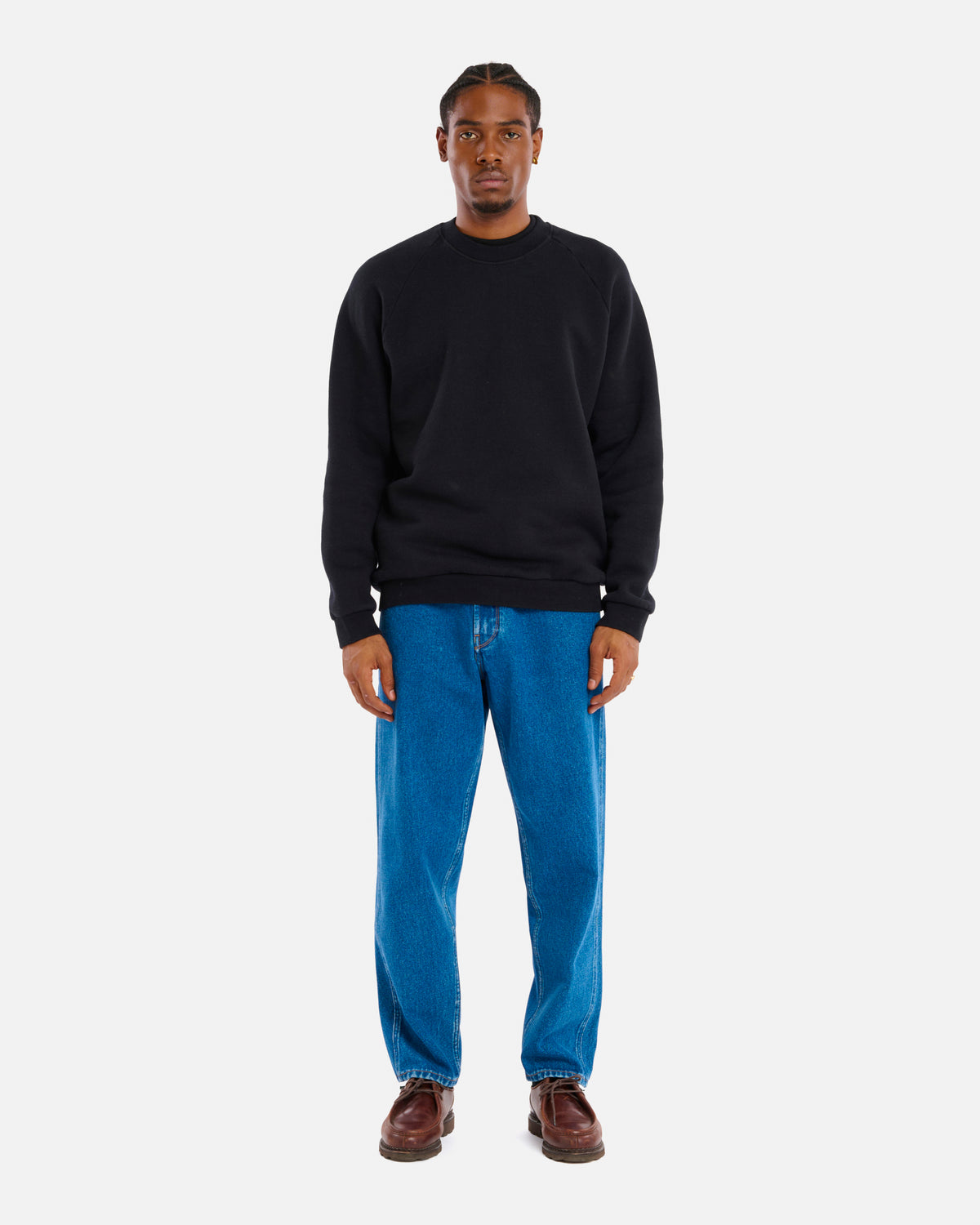 TERRY BLACK SWEATSHIRT