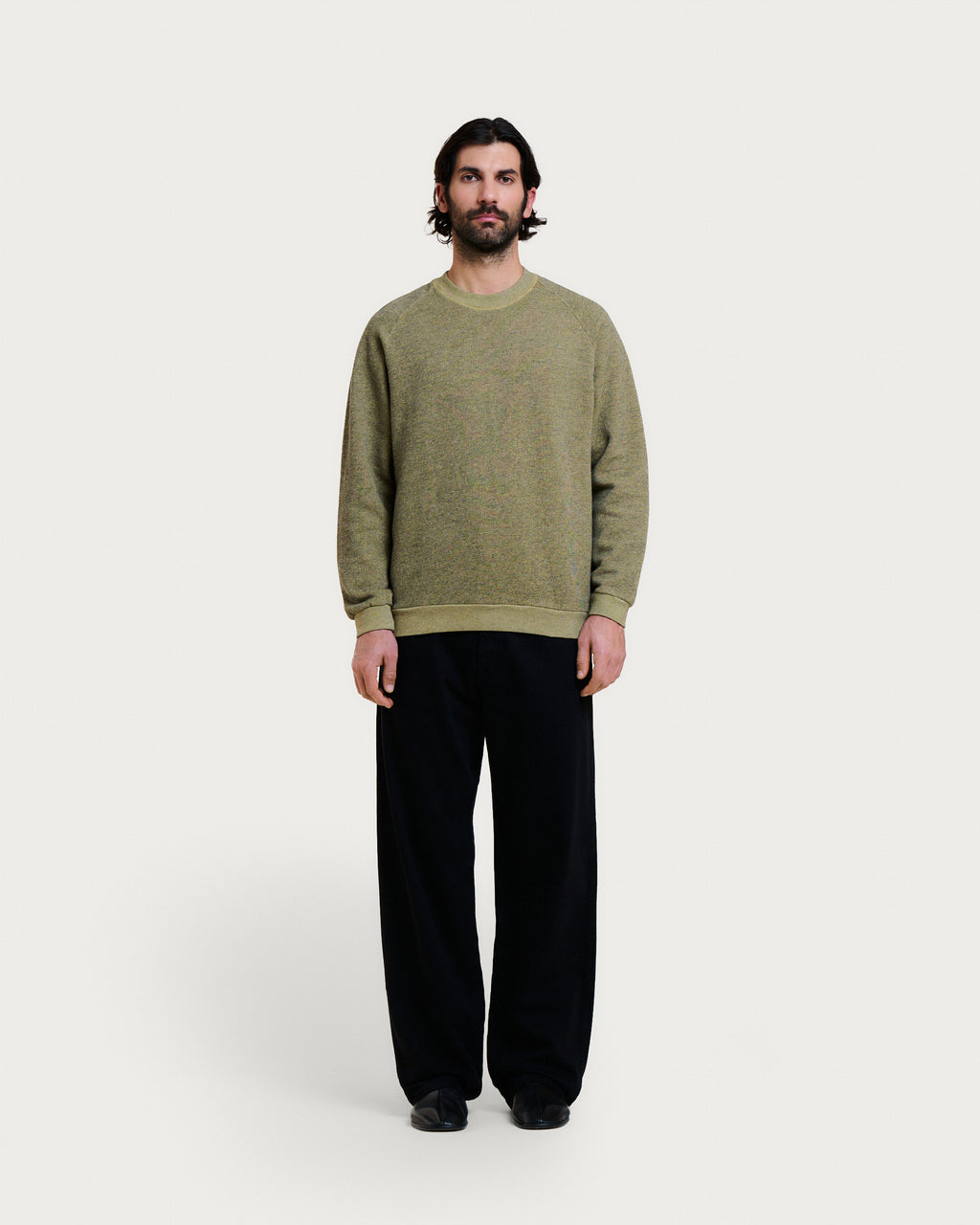 TERRY DESERT BEIGE SWEATSHIRT