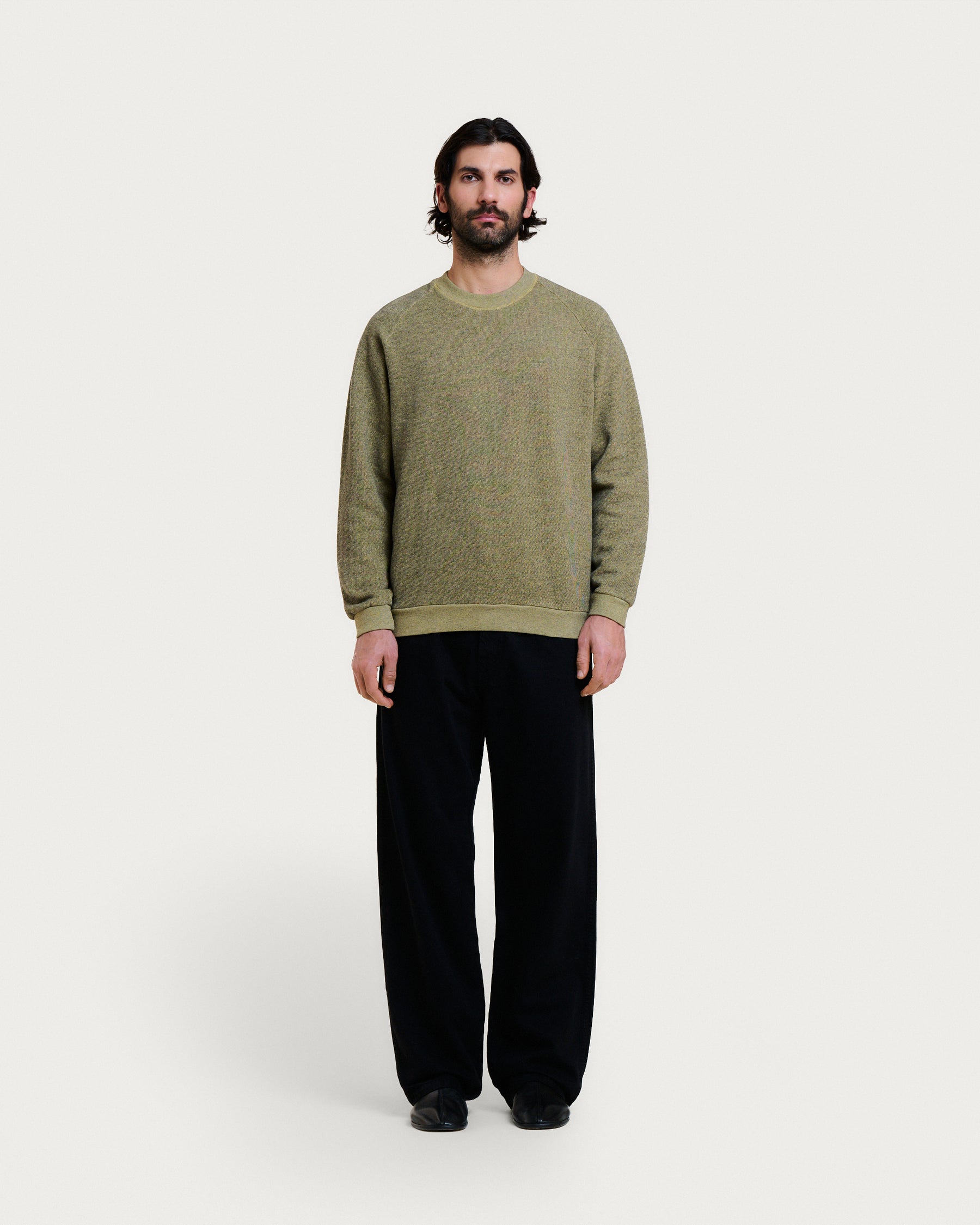 TERRY DESERT BEIGE SWEATSHIRT