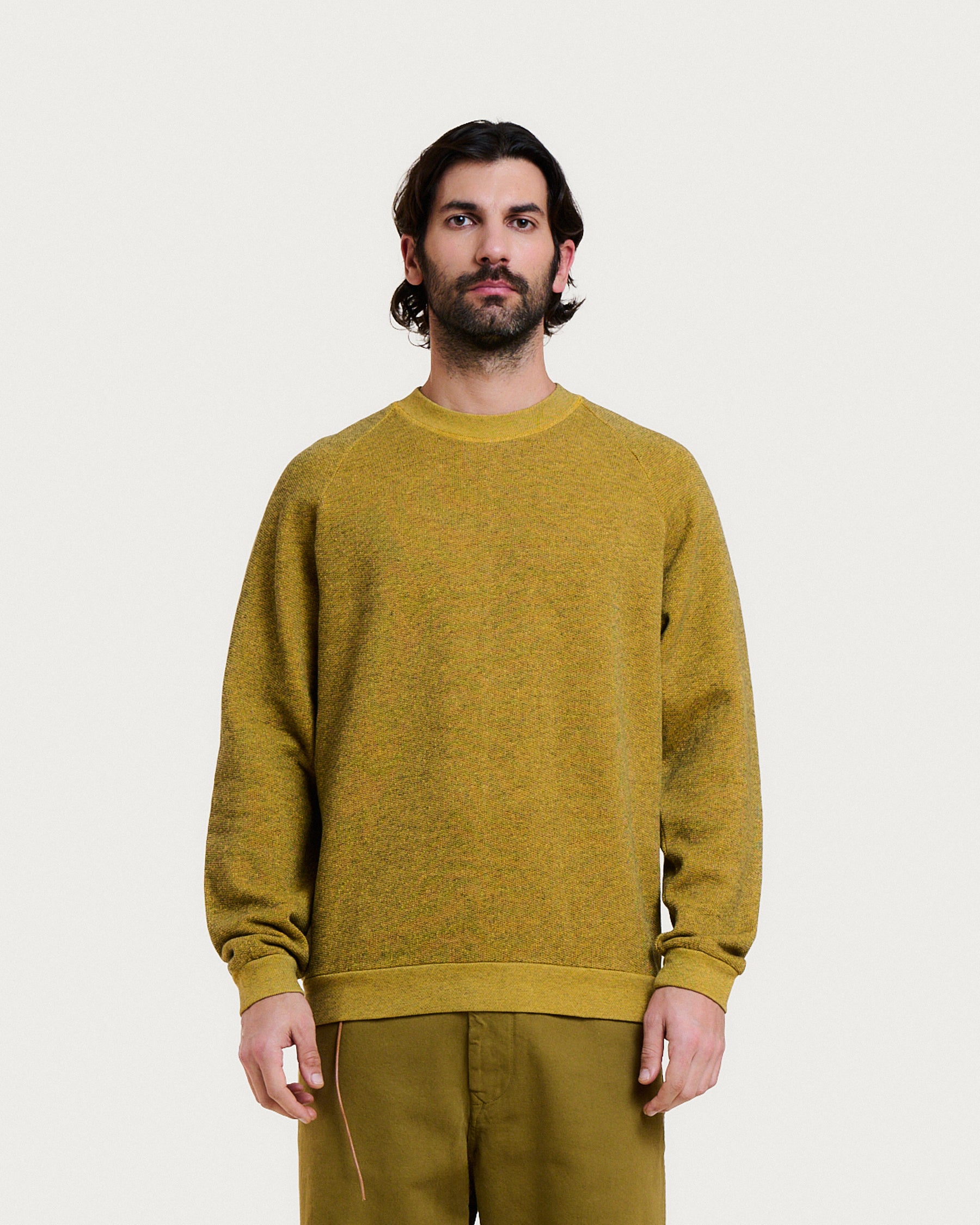 TERRY HAPPY YELLOW SWEATSHIRT