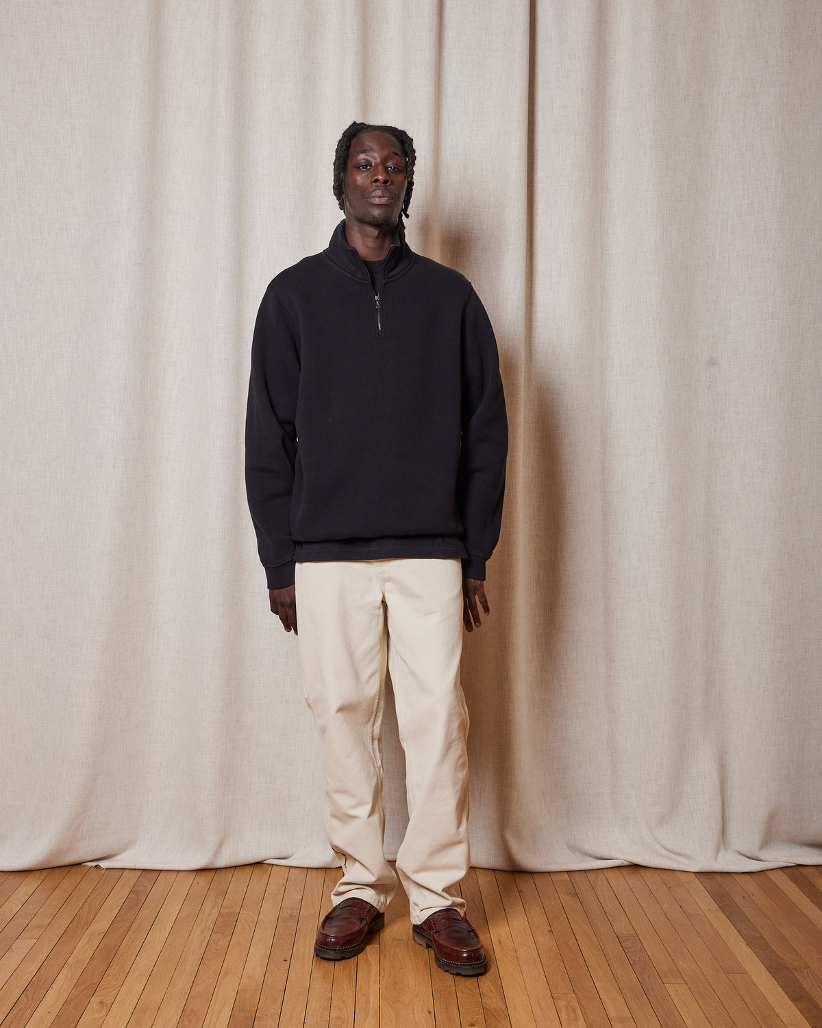 SWEATSHIRT TERRY ENERGY BLACK