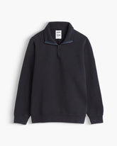 TERRY HALFZIP NAVY