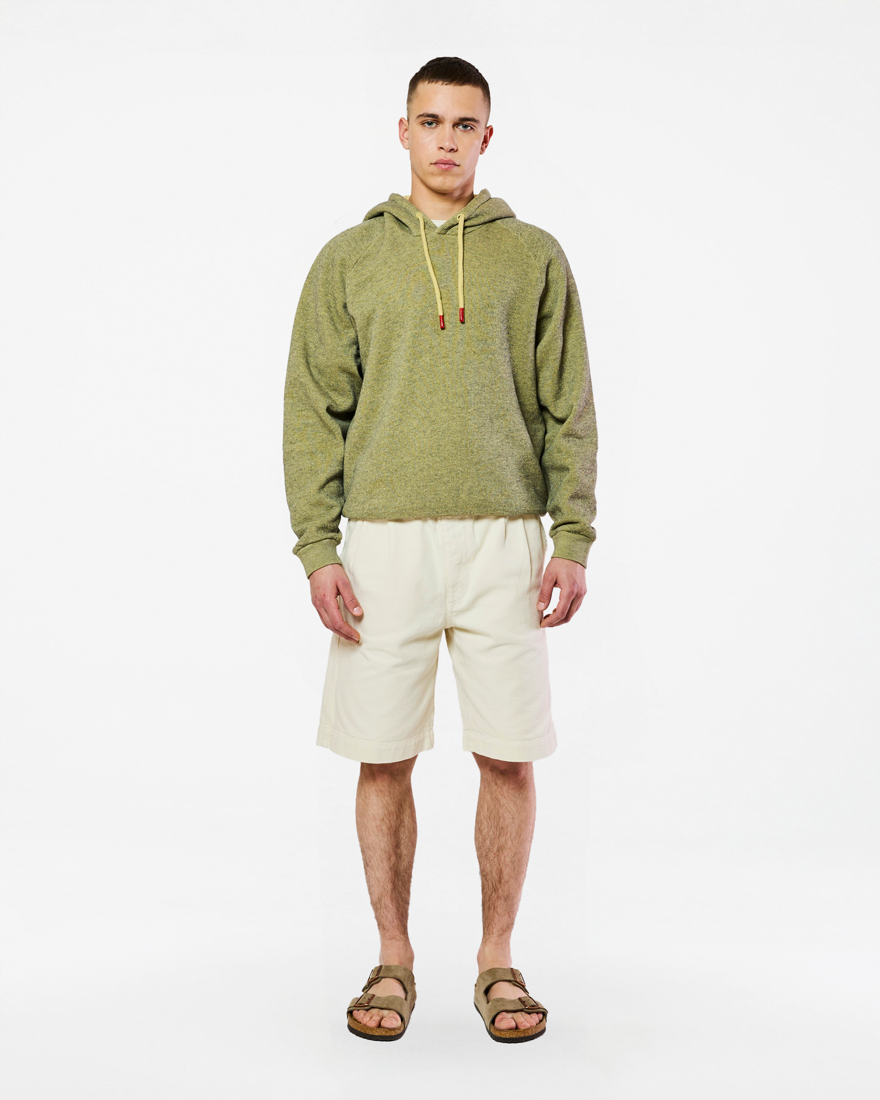 HOODIE TERRY SWAMP GREEN