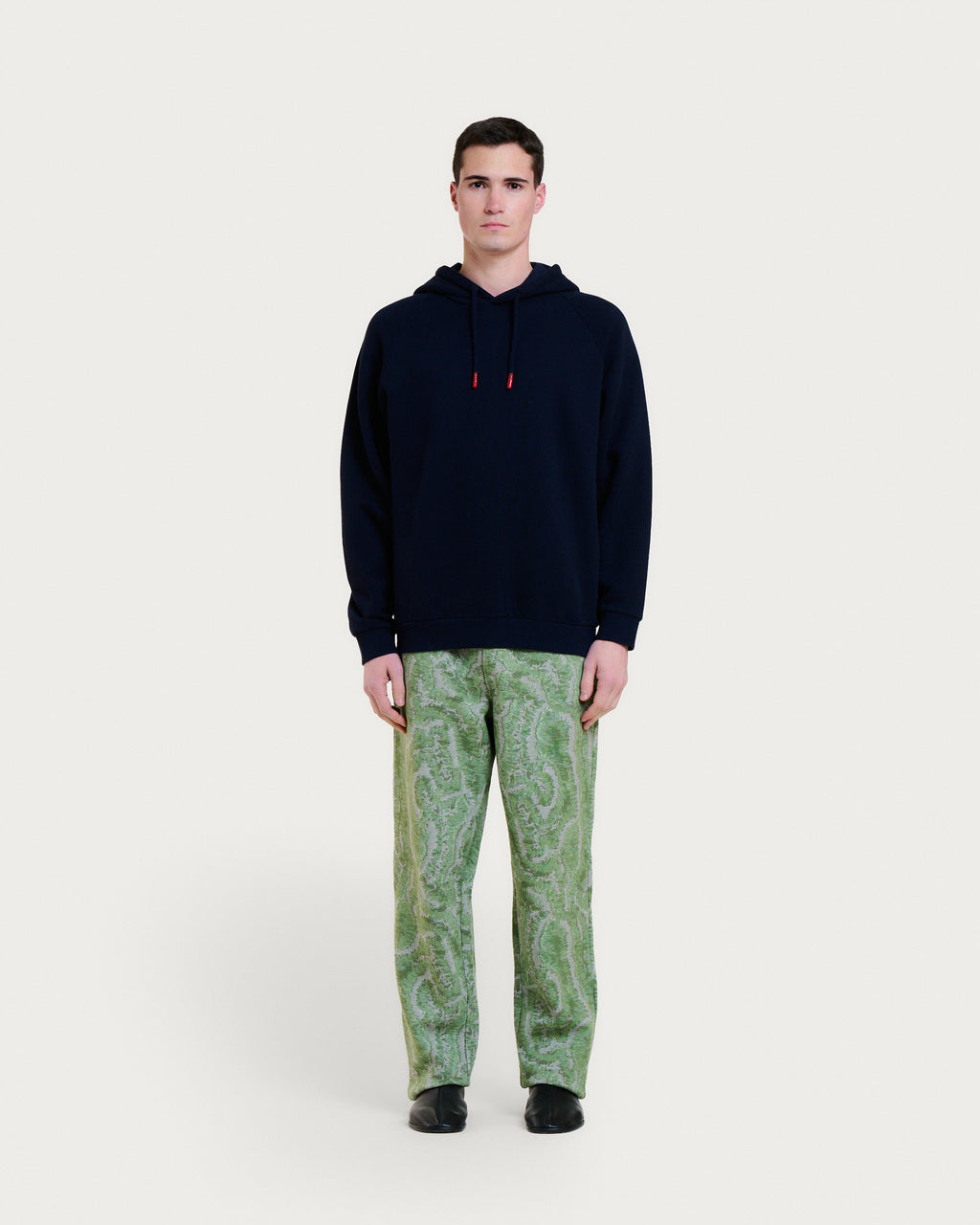 TERRY NAVY HOODIE