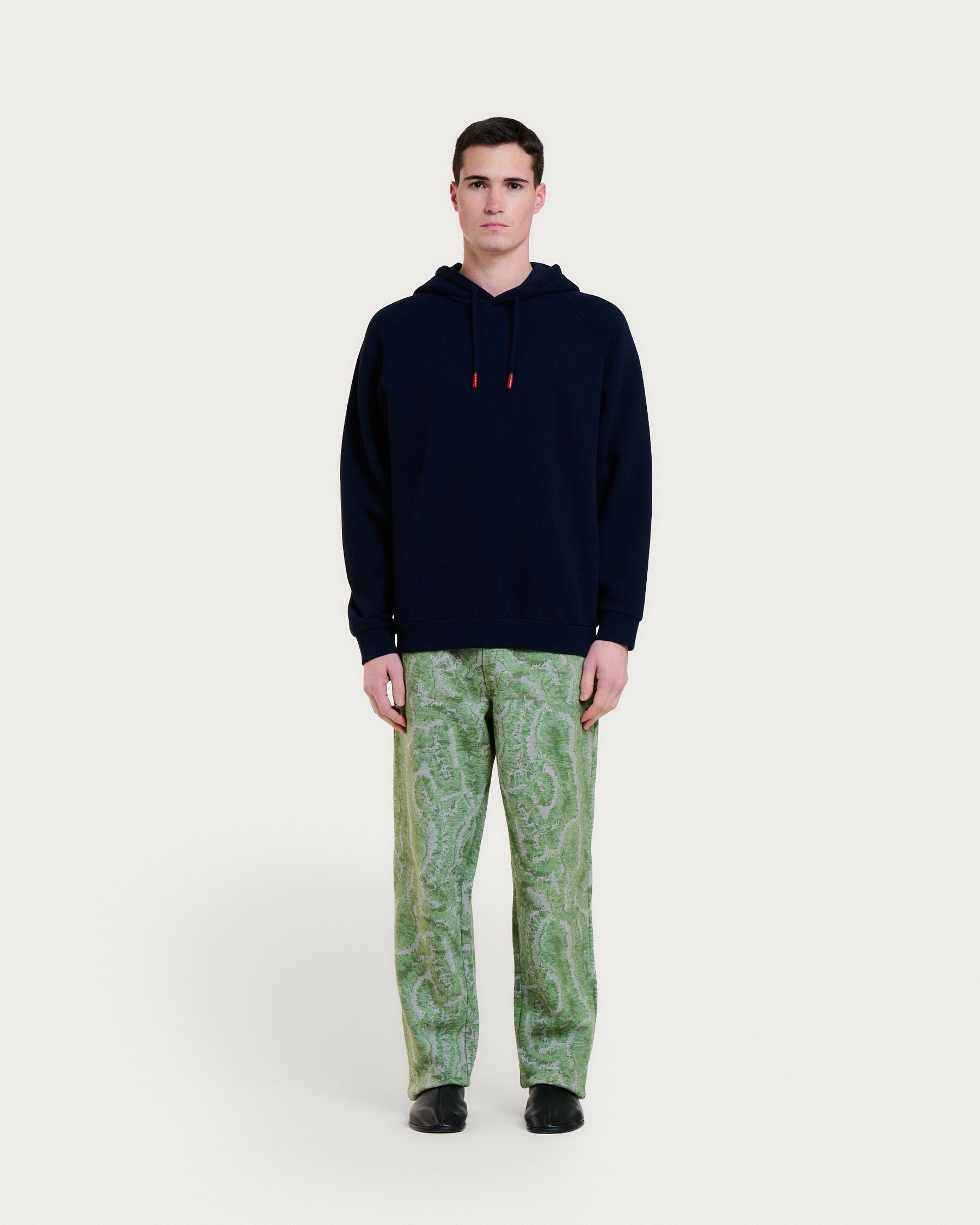 TERRY NAVY HOODIE