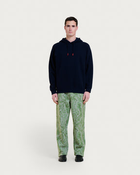 TERRY NAVY HOODIE