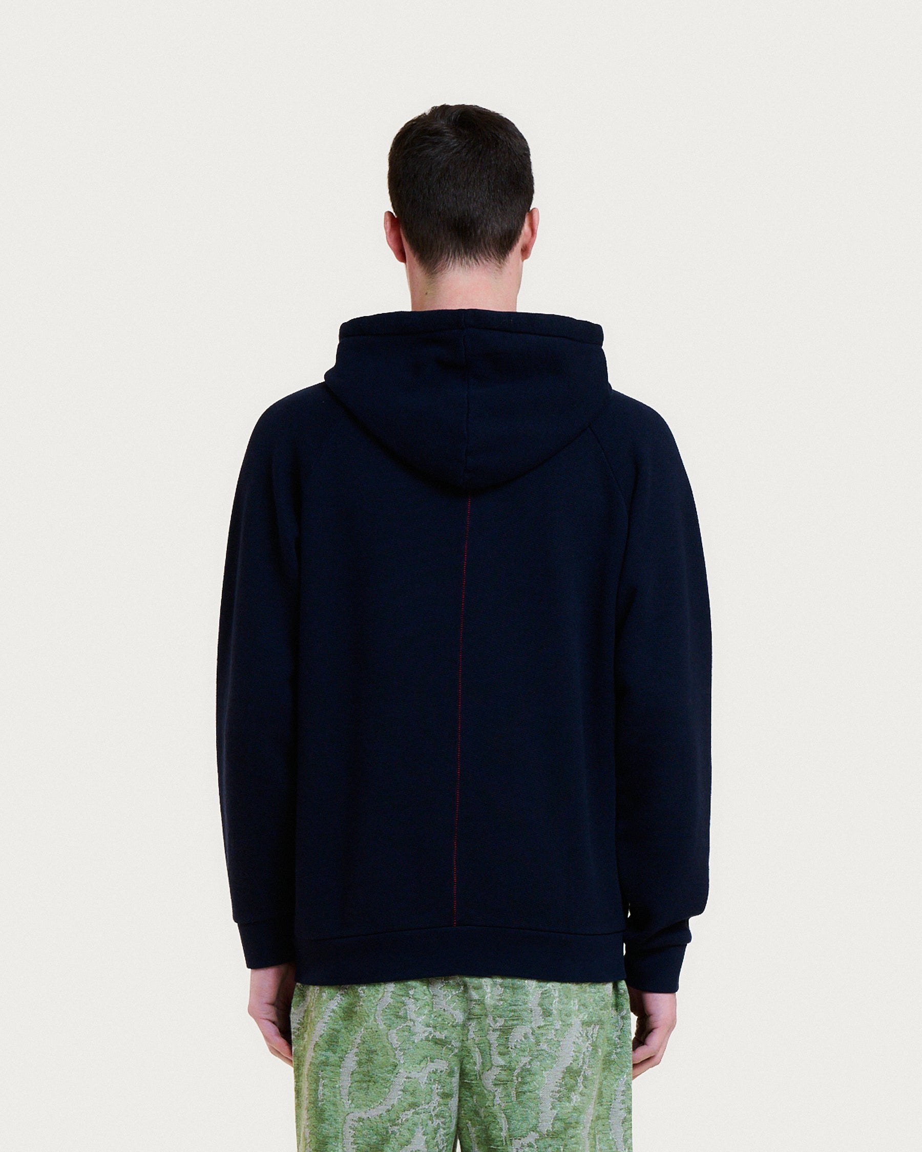 TERRY NAVY HOODIE
