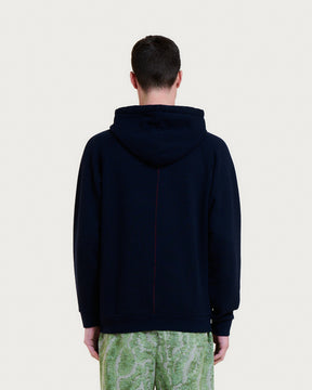 TERRY NAVY HOODIE