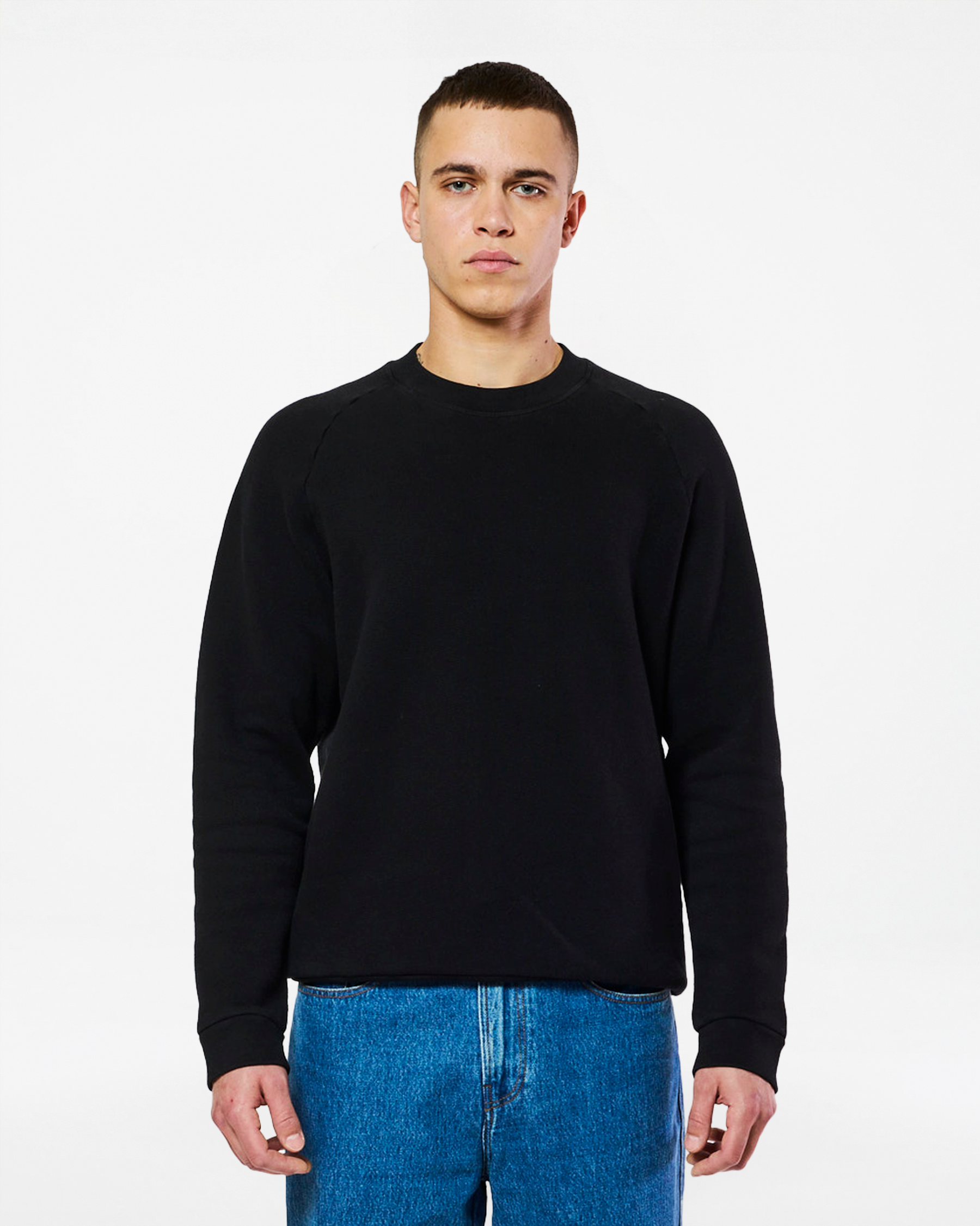 TERRY BLACK SWEATSHIRT