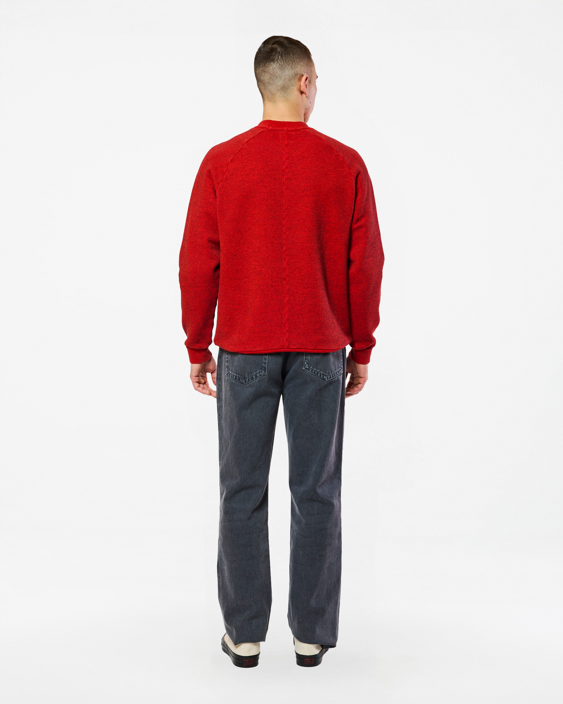 SWEATSHIRT TERRY RED HEAT