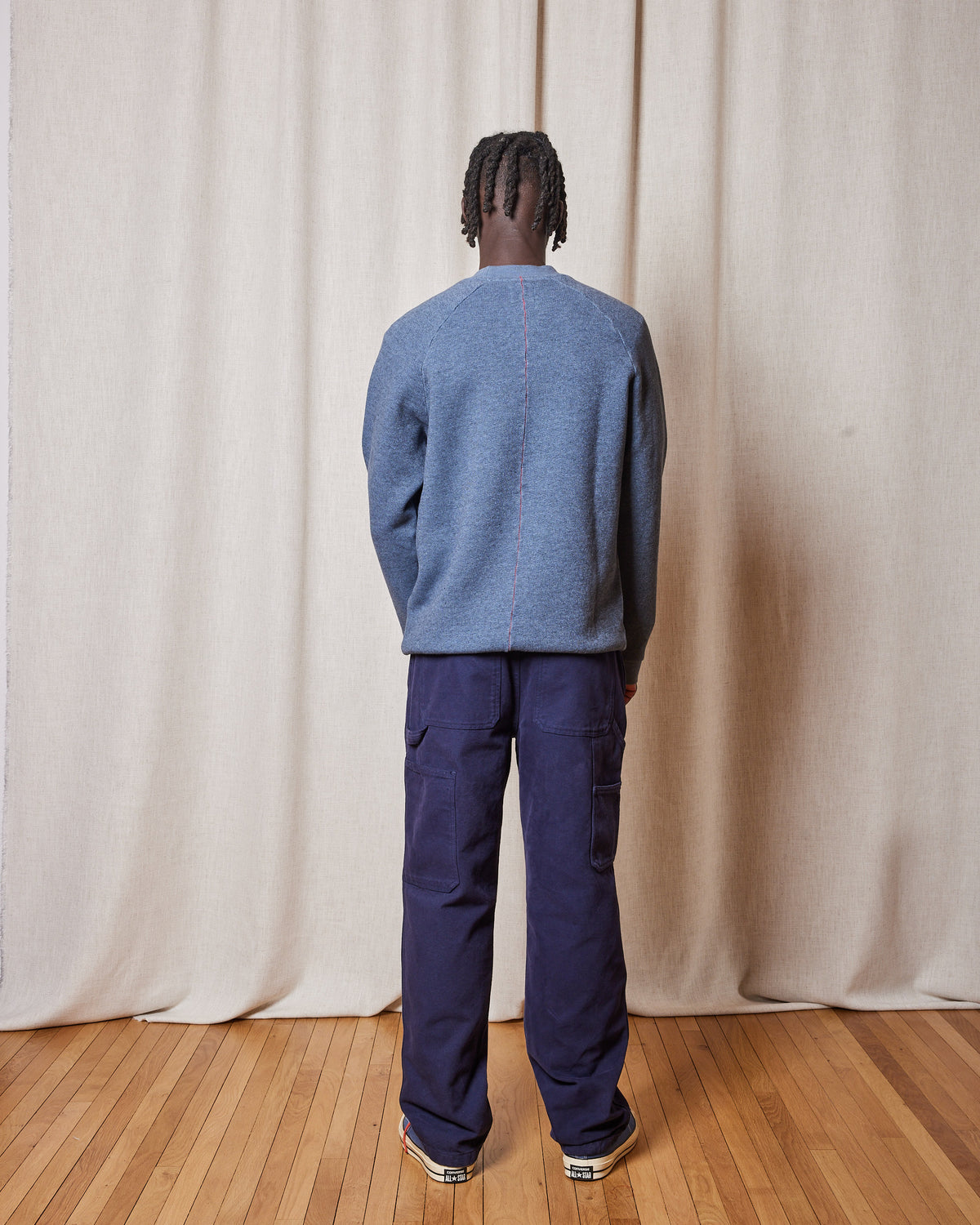 SWEATSHIRT TERRY SWEAT BLUE STEEL