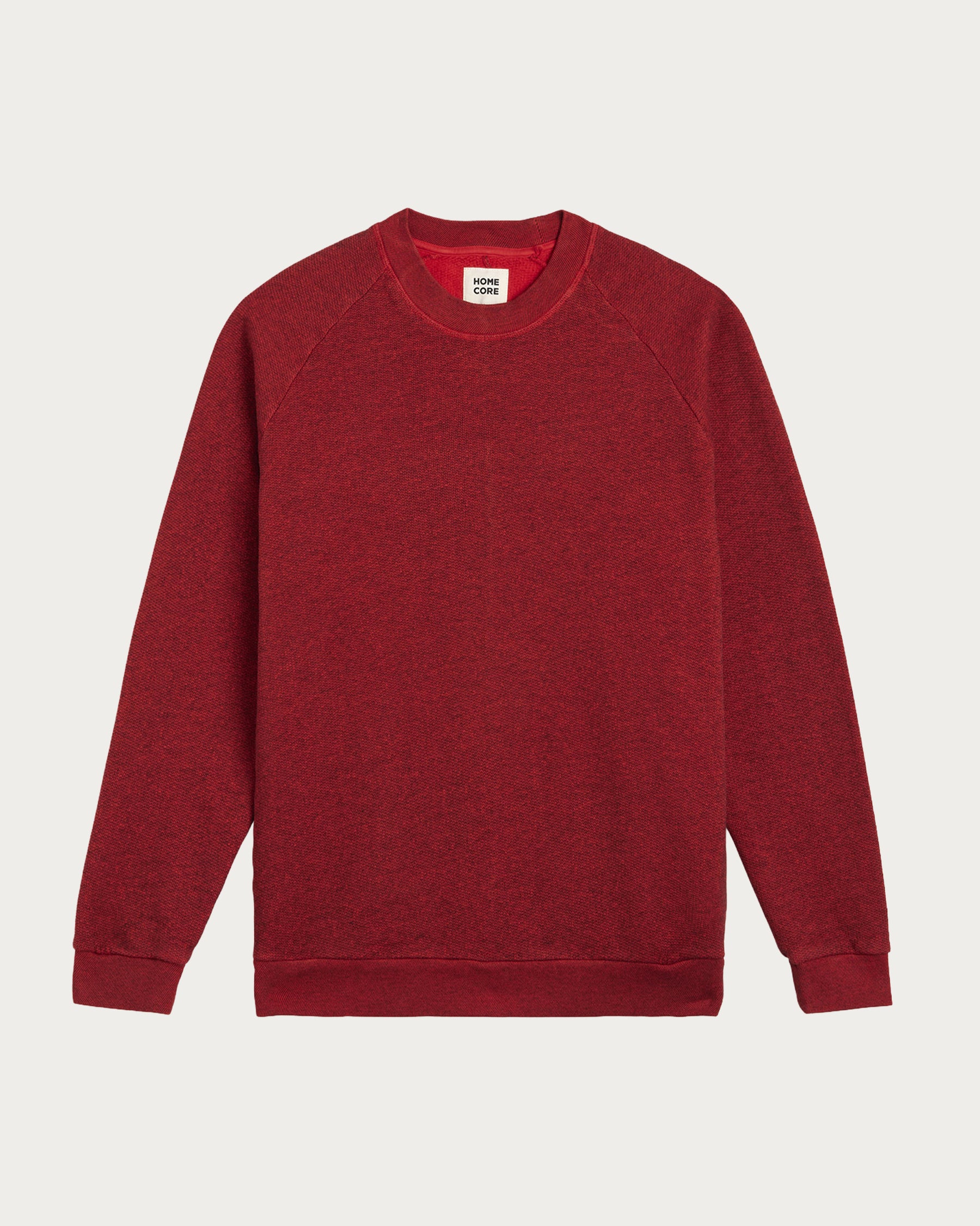SWEATSHIRT TERRY RED HEAT