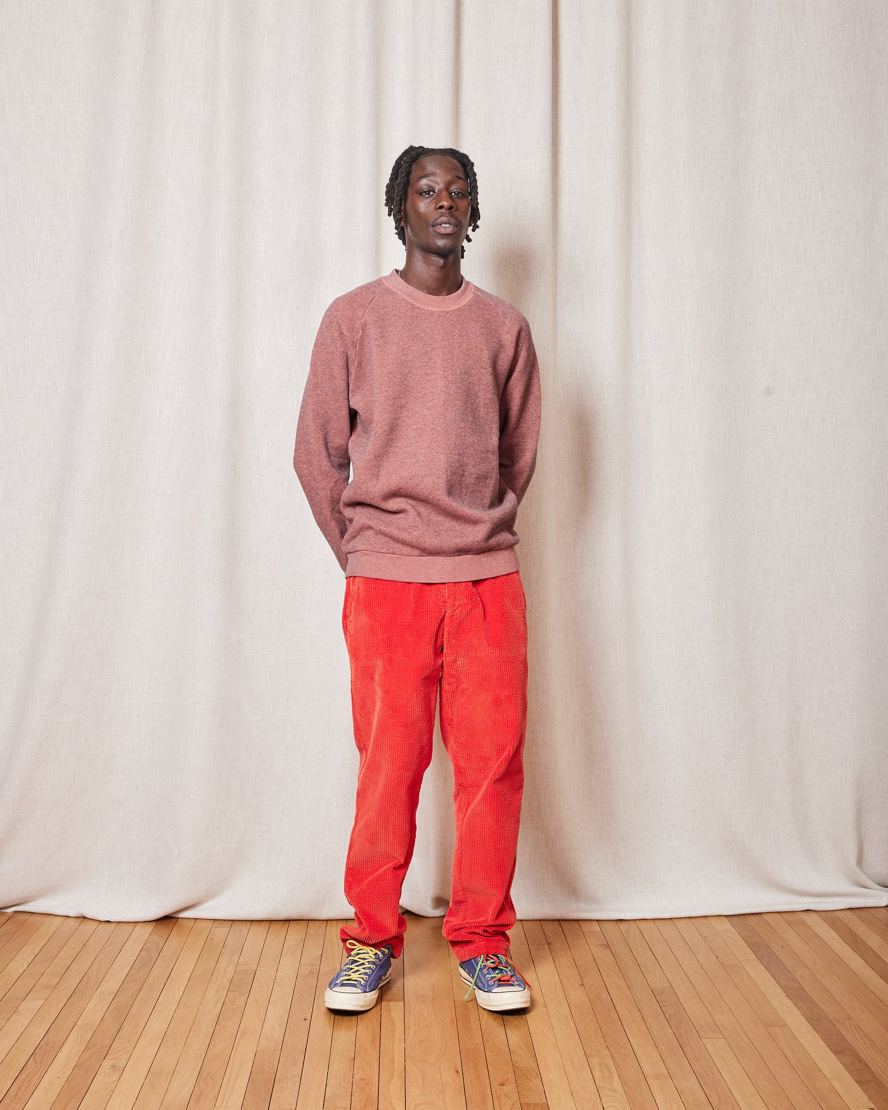 SWEATSHIRT TERRY SWEATSHIRT PINK STONE