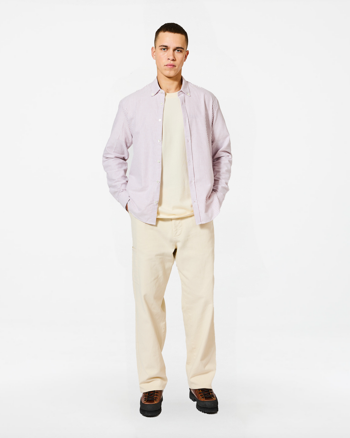 TOKYO CARD RED STRIPES SHIRT