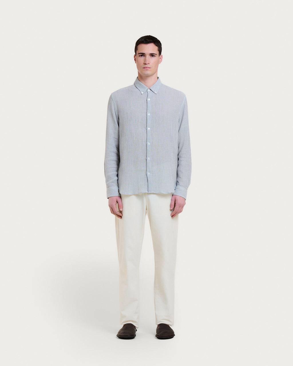 CHEMISE TOKYO TIARA GREY STRIPES