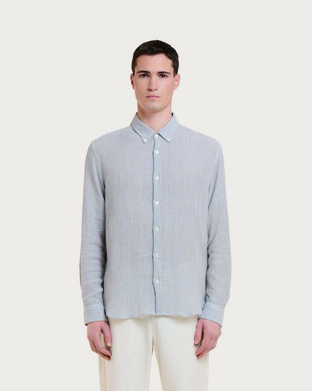 CHEMISE TOKYO TIARA GREY STRIPES