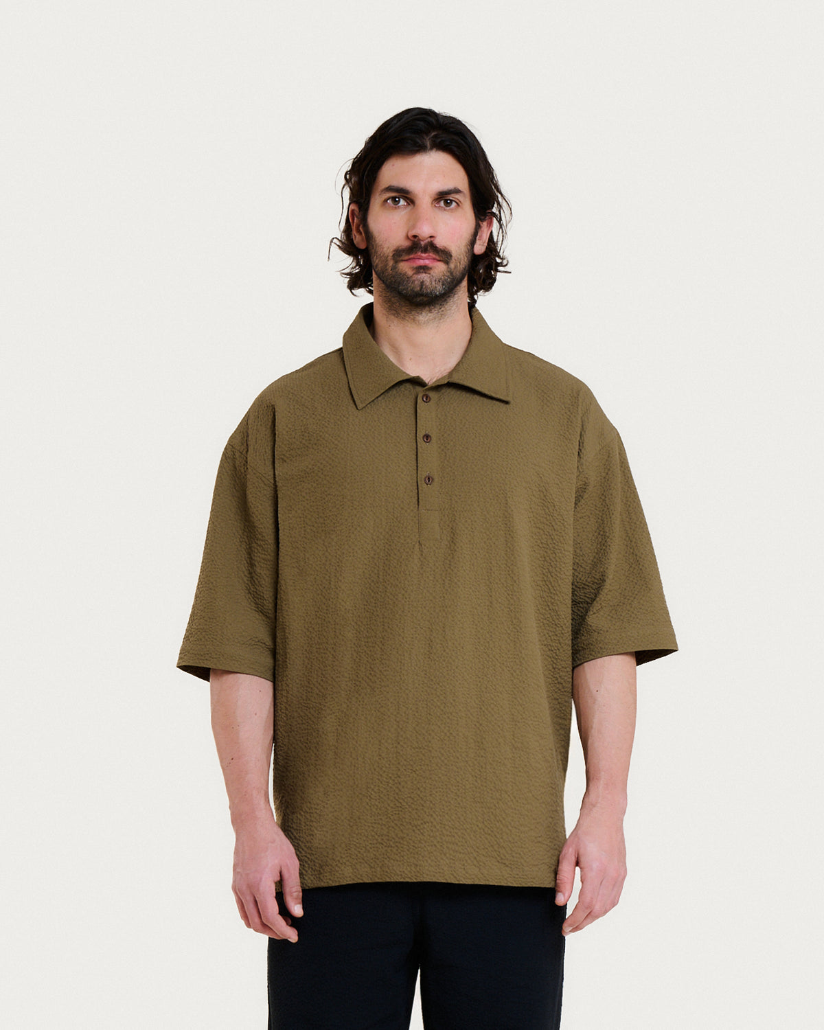 CHEMISE TONY SEER KHAKI